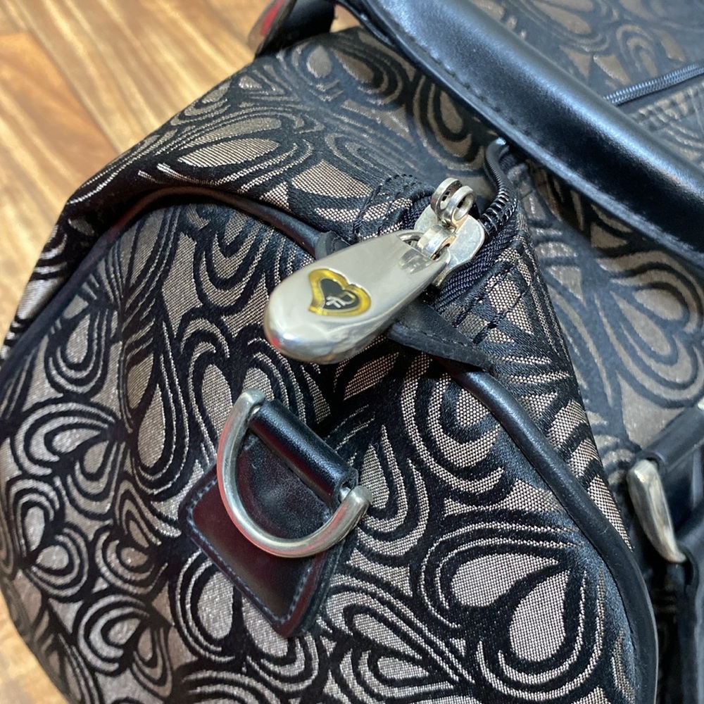 vtg DVF • Diane von Furstenburg • All-over Hearts Doctor Bag w Feet - Picture 10 of 13